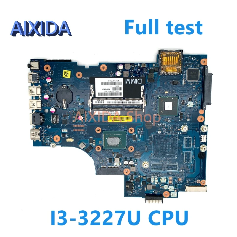 AIXIDA VAW11 LA-9102P CN-06006J 06006J Mainboard For Dell Inspiron 17R-3721 5721 Laptop Motherboard SR0XF I3-3227U CPU DDR3