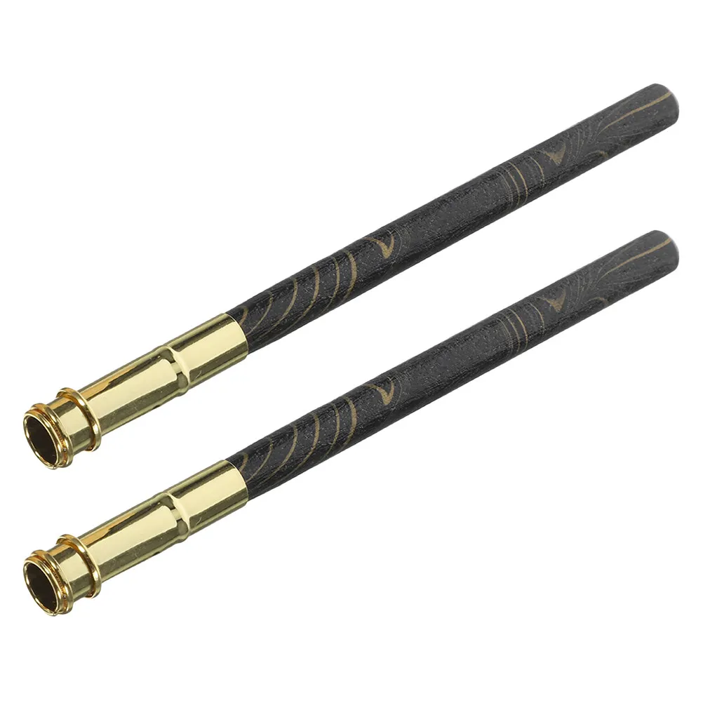 

2Pcs Metal Pencil Lengthener Extender for Artists Colored Pencils Short Pencil Holder Reusable Drawing Pens Extender Office