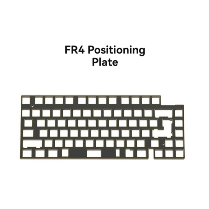 

LO75 позиционирующая пластина индивидуальный ПК/алюминий FR4 трехрежимная позиционирующая пластина с горячей заменой для механических аксессуаров для клавиатуры DIY