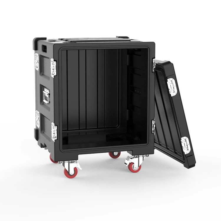 

19 Inch PE Waterproof 12U Black Rack Flight Case