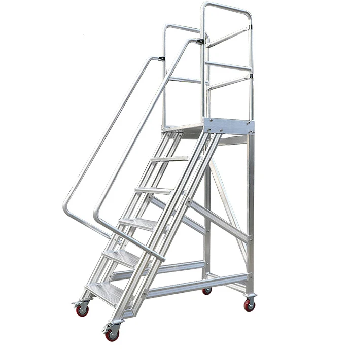 Рисунок 4 - Алюминиевые мобильные ступеньки платформы