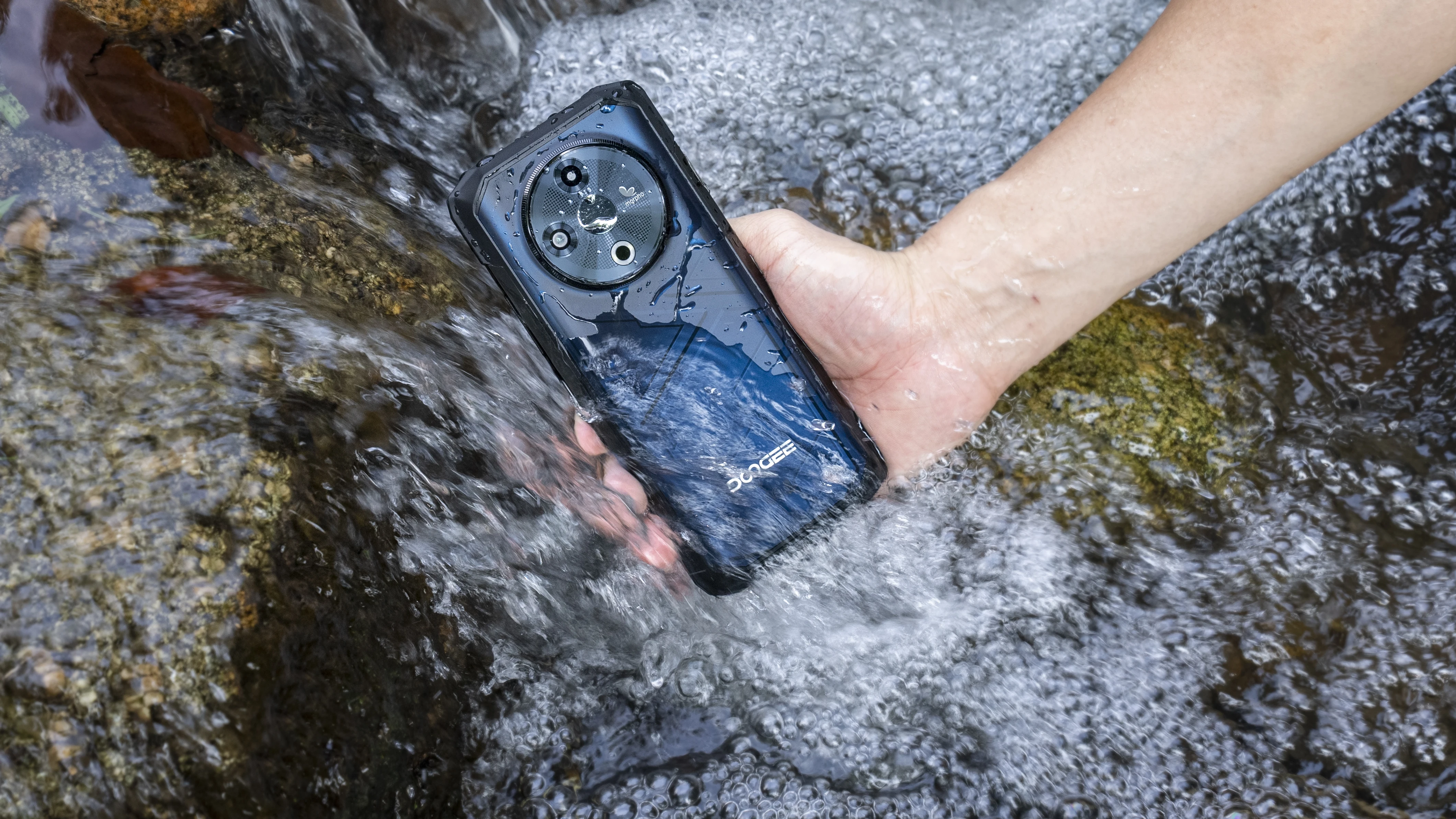 DOOGEE Fire 6 Rugged Phone Thermal Imaging 10400mAh Large Battery 6.56" 16GB(6+10) 256GB 50MP AI Main Camera Mobile Phone