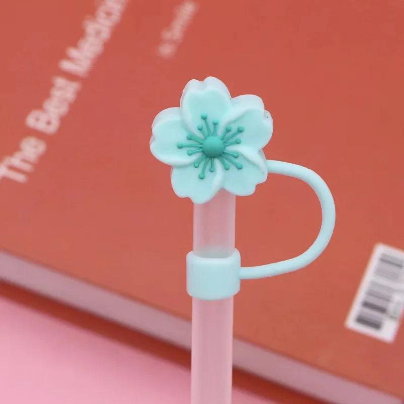 Recyclable Silicone Flower Straw Toppers Cap for  Supplies - Promotional Items