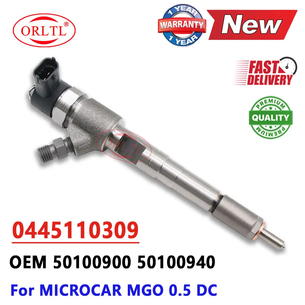 

New 0445110309 Diesel Fuel Injector 0 445 110 309 50100900 50100940 For MICROCAR MGO Bosch 0445 110 309 Engine Car Accessories