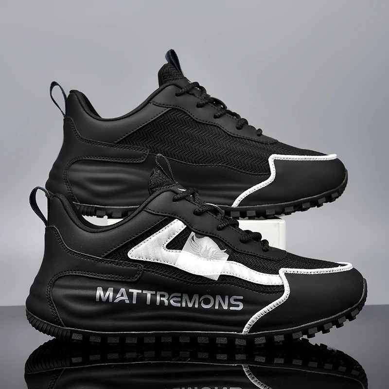 

2025 New Autumn Men's Shoes - Breathable Mesh Running Shoes, Cushioned Carbon Plate Speed Training, Anti-Slip Durable Hiking Sho