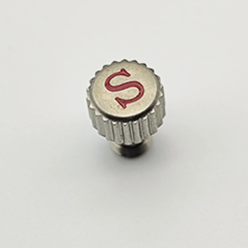 SKX007 Uhrenkronen 7 mm S-Kronen Passend für SKX007 SKX009 Uhr 7S26 NH35 NH36 4R35 4R36 Uhrwerk Refit-Teile Ersetzen Sie S-Krone