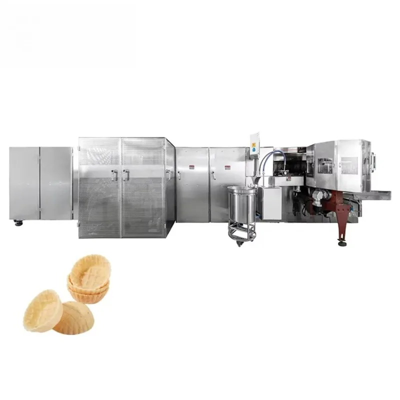 Commercial Bakery Machine PLC Waffle and Biscuit Maker Stainless Steel Easy to Clean Design Comes with One Year Warranty