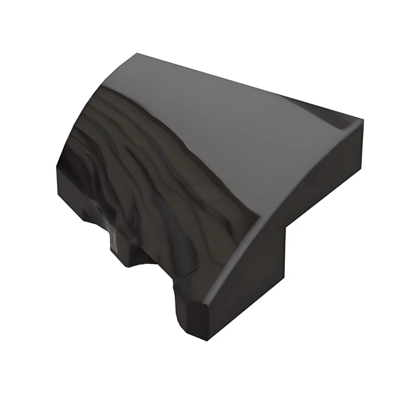 

20 шт./компл. наклон 2x2x0,6 изогнутые угловые правые строительные блоки кирпич MOC DIY игрушки, совместимые с основными брендами 5093