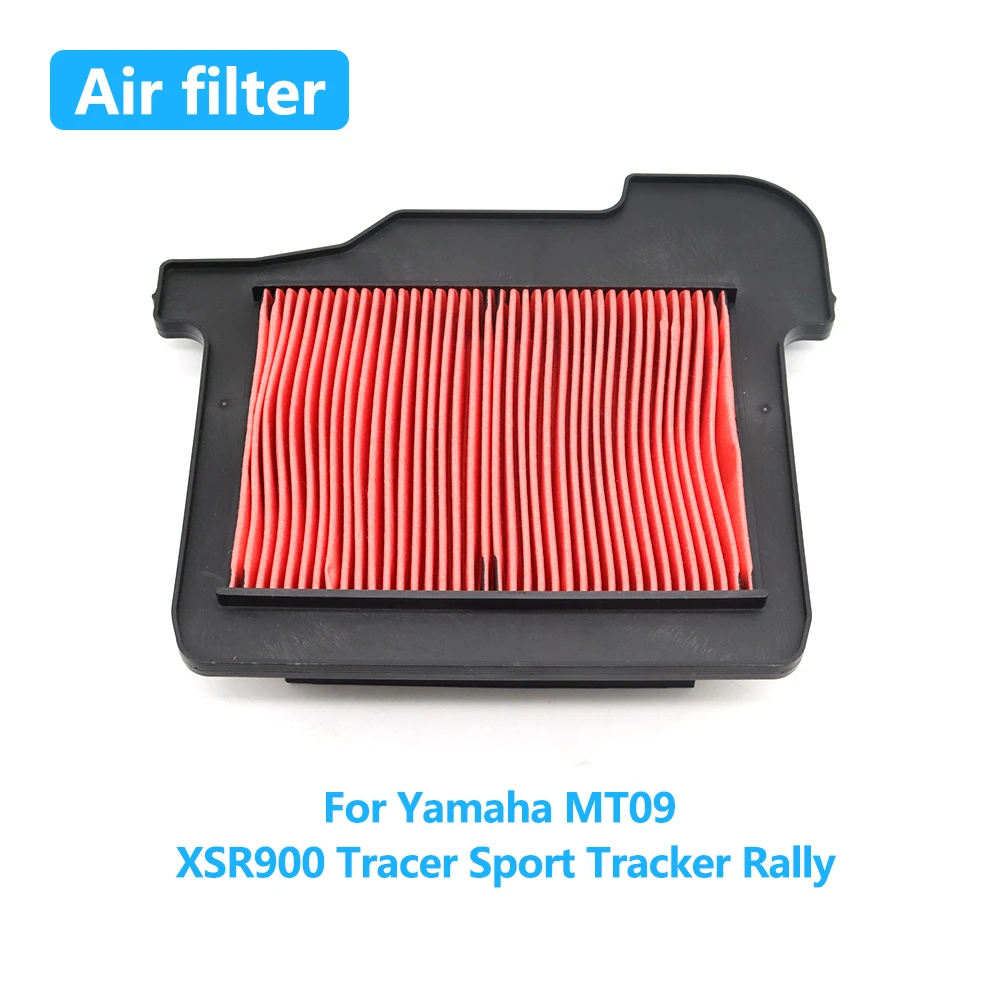 Motorcycle High Flow Air Filter For Yamaha MT09 MT-09 XSR900 XSR 900 Tracer Sport Tracker Rally Intake Cleaner Accessories