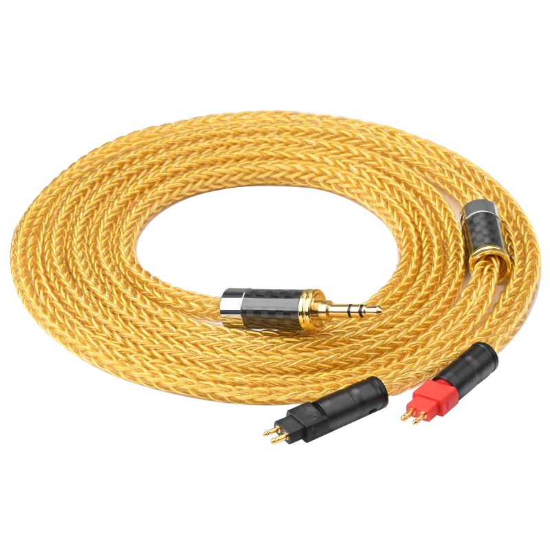 ATAUDIO Neue 16 Core Ausgewogene OCC Gold Überzogene Kopfhörer Kabel Für Sennheiser HD580 HD600 HD650 HDxxx HD660S HD58x HD6xx 5