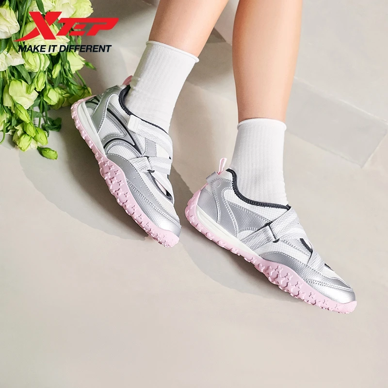 Xtep Women's Walking Shoes Soft Breathable Mary Janes