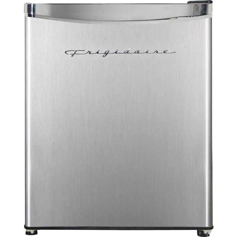 

Frigidaire EFR182 1.6 cu ft Stainless Steel Mini Fridge. Perfect for Home or The Office. Platinum Series, 1.8