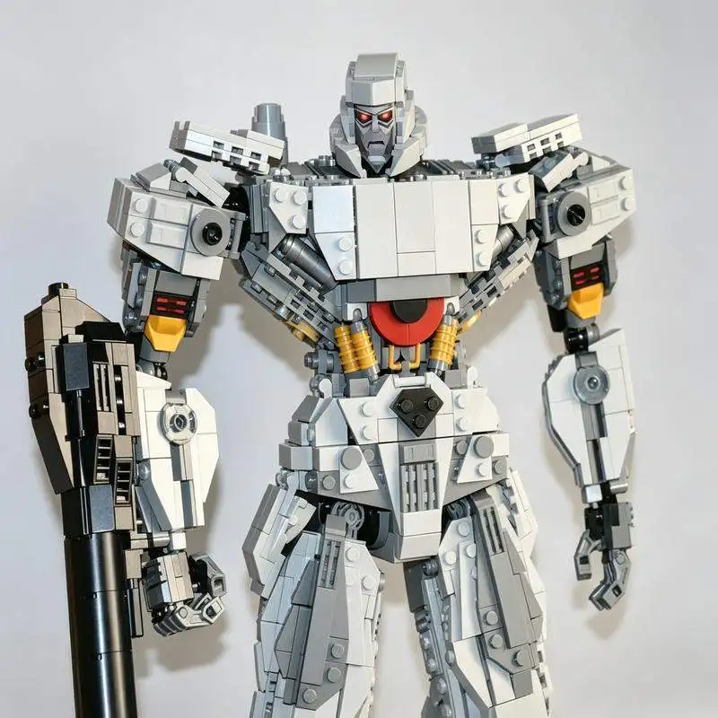 2036PCS Evil Robot Commander Building Blocks Future Battle Mecha Model Custom Puzzle DIY Assembly Action Figure Toy Gift Set
