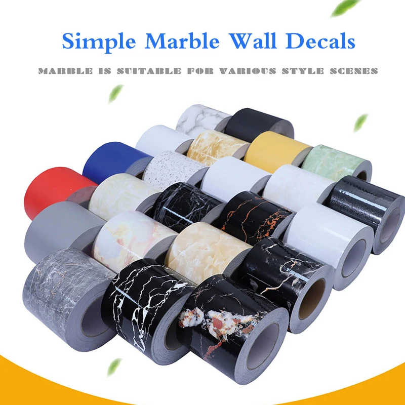 10M Self-adhesive Waistline Stickers Refurbished Floor Corners Wall Sticker Home Decor Modern Bathroom Kitchen Stickers Decor