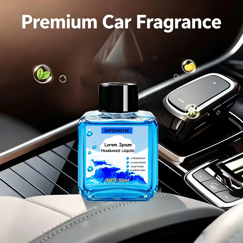 Blue Ocean Fragrance Liquid 50ml Natural Marine Extract Ocean Breeze Scent Odor Neutralizer Break Down Smoke Mildew Toilet Plast view 2