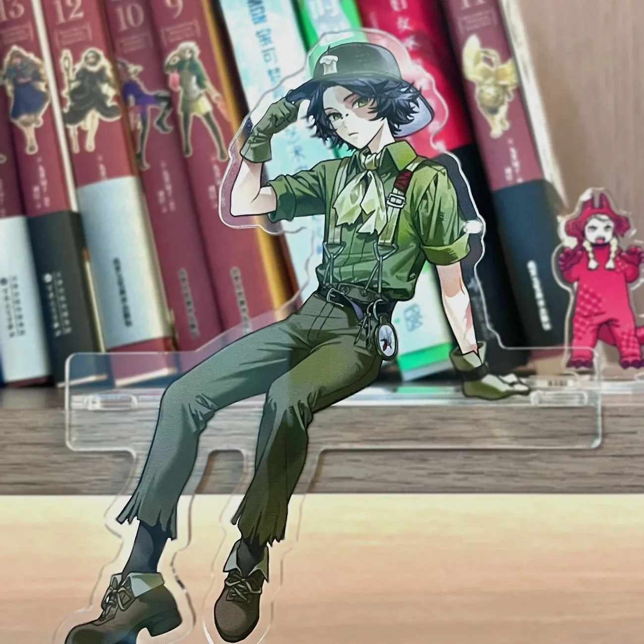 

Пятая личность исследователь сидячая поза знак/прозрачная карта косплей вентилятор оригинальные периферийные устройства