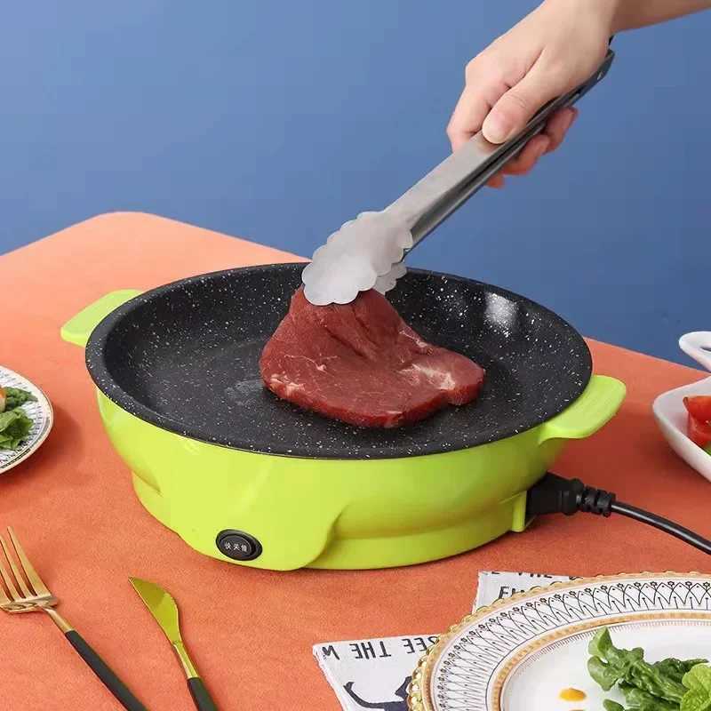 

Electric Frying Pan Non-stick Cooker 220V Househould Barbecue Steak Fish Omelette Kitchen Pot