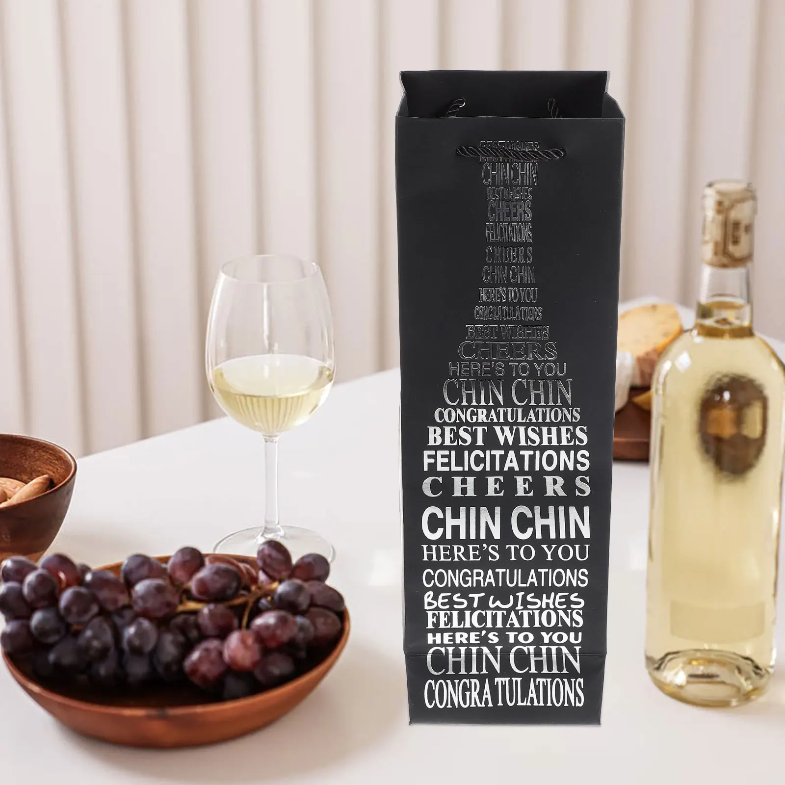

10Pcs Wine Gift Bags Red Wine Pouches Thick Paper Gift Bags Holiday Packaging Storage Bag Wrapping Storage Bag