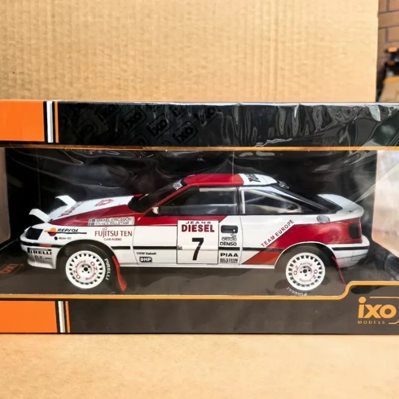 IXO 1:18 Scale CELICA 1990 #7 Alloy Simulation Car Model Static Collection Decorated Holiday Gifts Toys Souvenir Gift