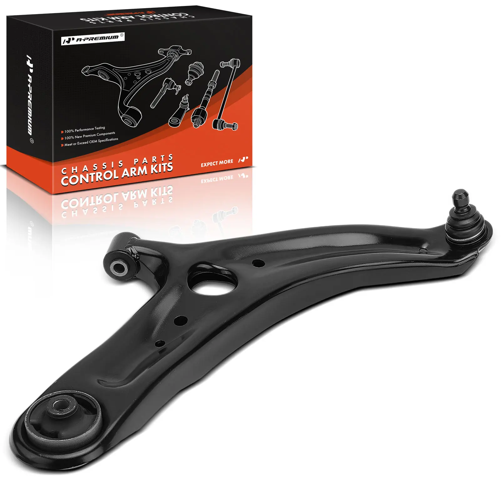 A-Premium Front Right Lower Control Arm and Ball Joint Assembly for Kia Soul 2010-2013