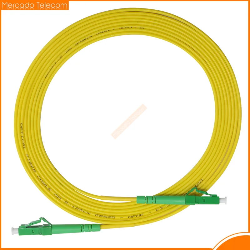 10pcs/bag LC APC Single mode Fiber Optic Patch Cable LC LC SM 3.0mm 9/125um FTTH Fiber Patch Cord Optical Fiber Jumper 1m 3m 5m