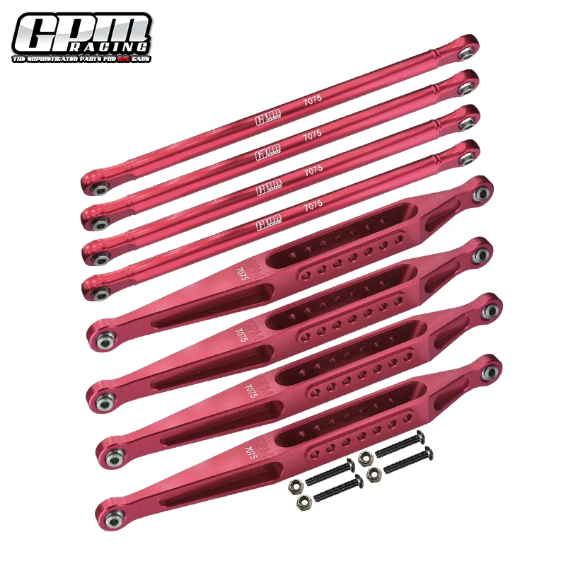 GPM LOSI 1/8 LMT eje sólido LOS04022 para juego de barra de enlace superior e inferior de aluminio 7075