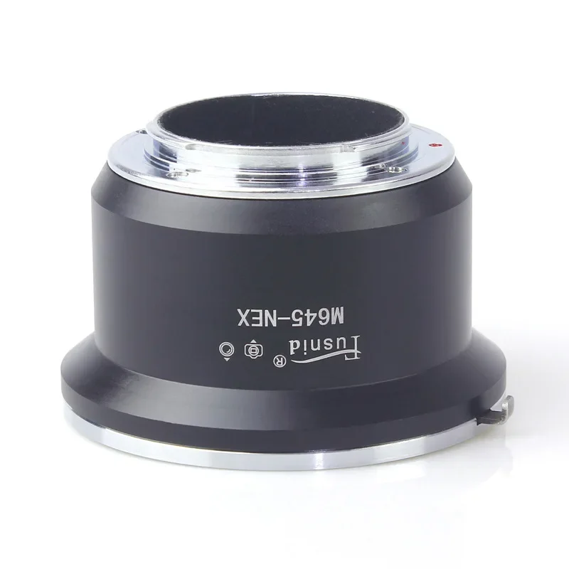 حلقة محول تركيب معدنية M645-NEX لعدسة سلسلة Mamiya 645 إلى كاميرا Sony E Mount A7، سلسلة A6000 وما إلى ذلك. ملحق التصوير الفوتوغرافي