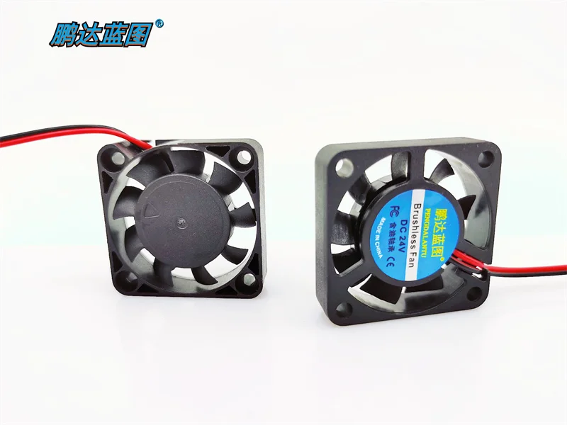 Peng blueprint 4010 24 v12v5v mute high oil hydraulic double ball bearing fan turn 4 cm between the north and the south bridge