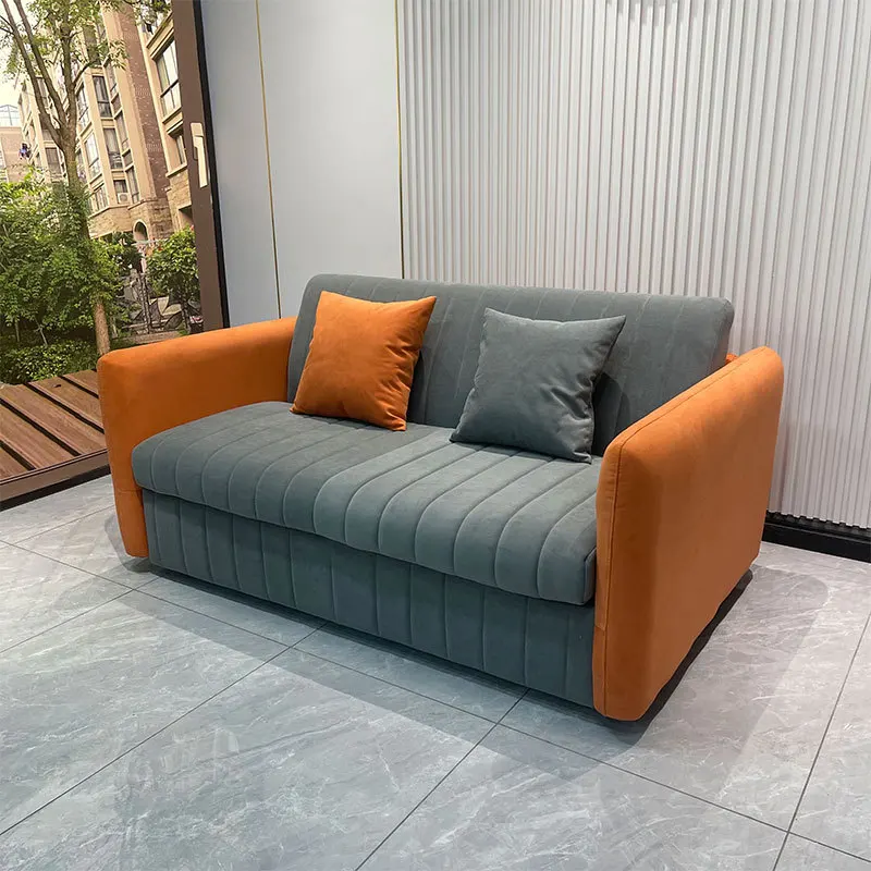 Hotel sofa bed, flipped foldable dual-use integrated small apartment sofa bed