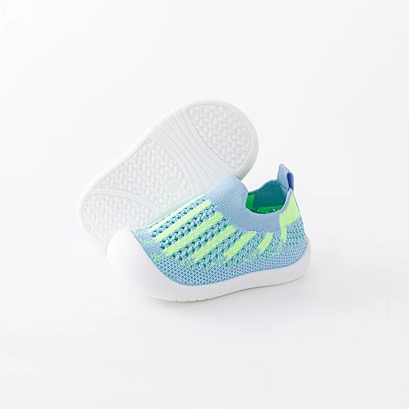 Baskets respirantes tissées à la mouche pour bébé garçon et fille, chaussures de sport décontractées pour enfant en bas âge de 0 à 3 ans, collection