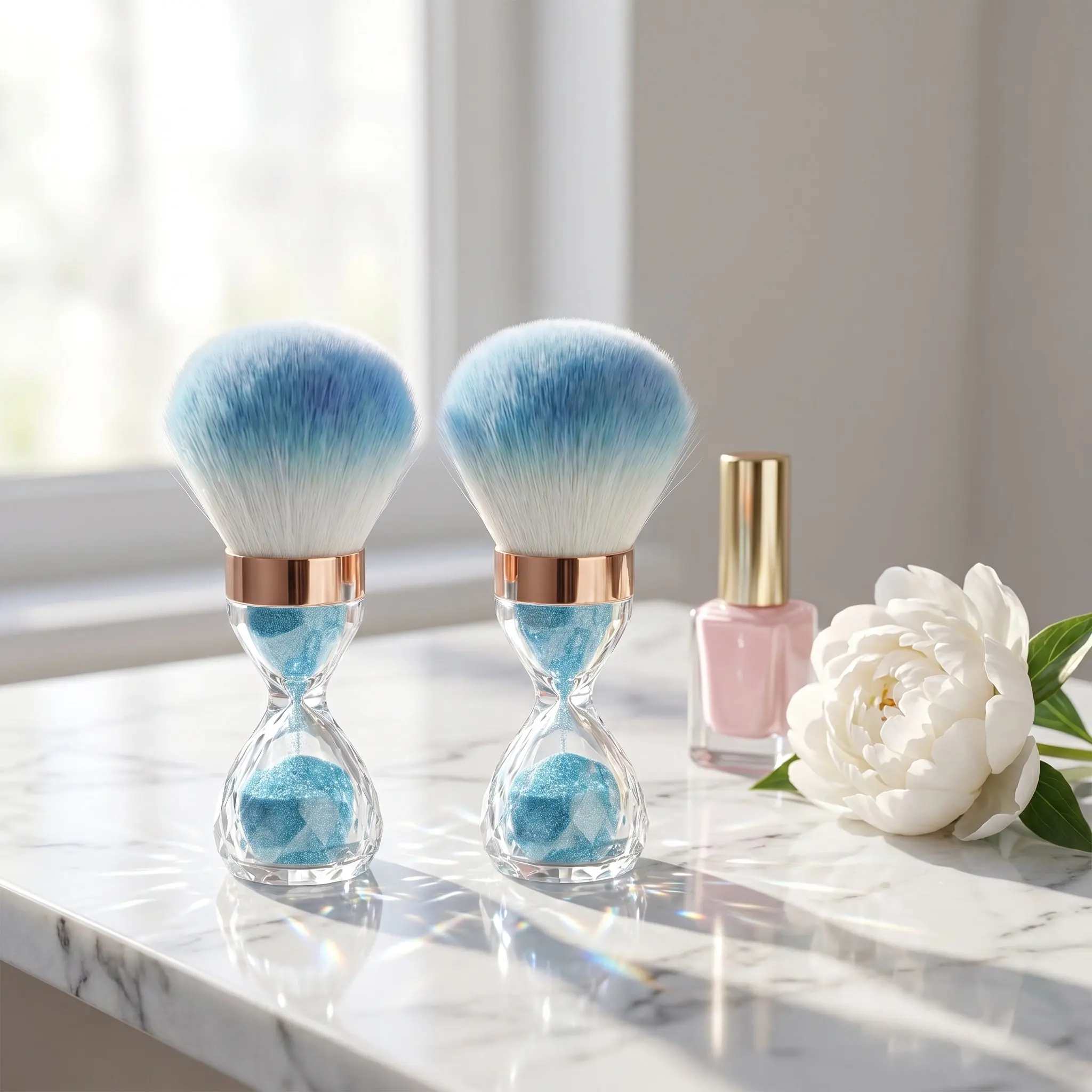 Large Head Nail Brush Shape Soft Material Efficient Cleaning Tool for Makeup Beauty Nail Artists Large Makeup Brush