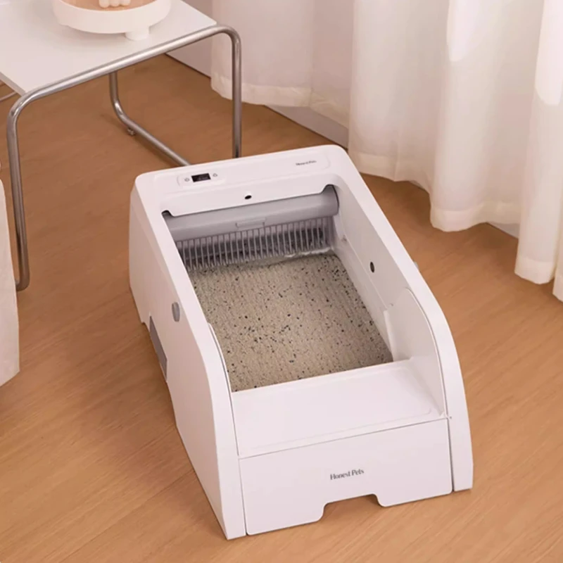 Open-ended Plastic cat Litter Box Defecation Accessories Litter Box Side Entrance Training Self-Cleaning Arenero Gato Home Items