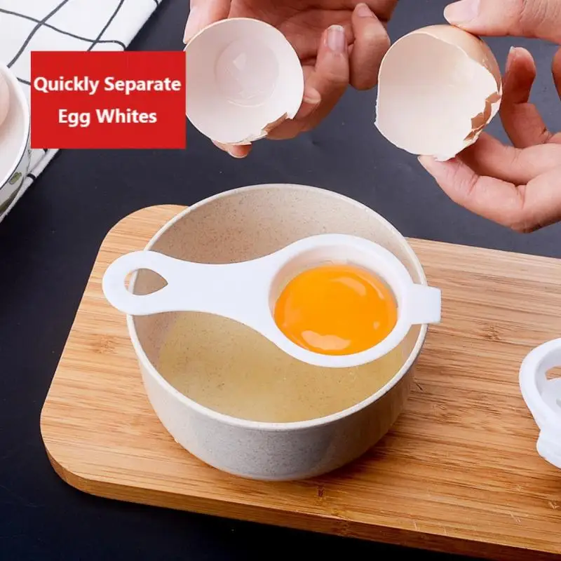 Egg White Yolk Separator Multifunctional Egg Liquid Filter Simple Convenient Egg White Dividers Baking Accessories Kitchen Tool