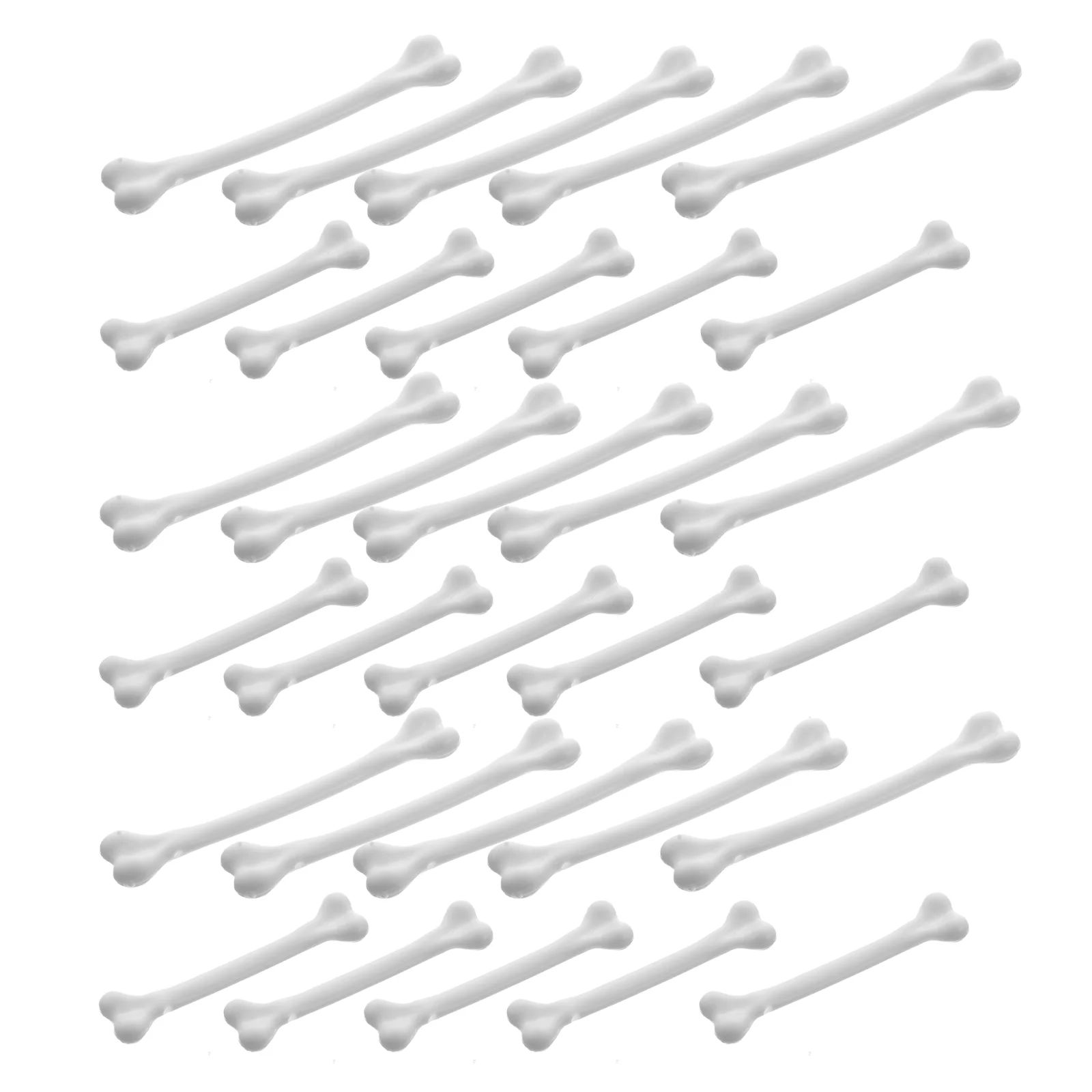 50 Pcs Bone Swizzle Stick Milk Tea Stirrers Stirring Rod Artificial Coffee Kitchen Rods Plastic Juice Shaped