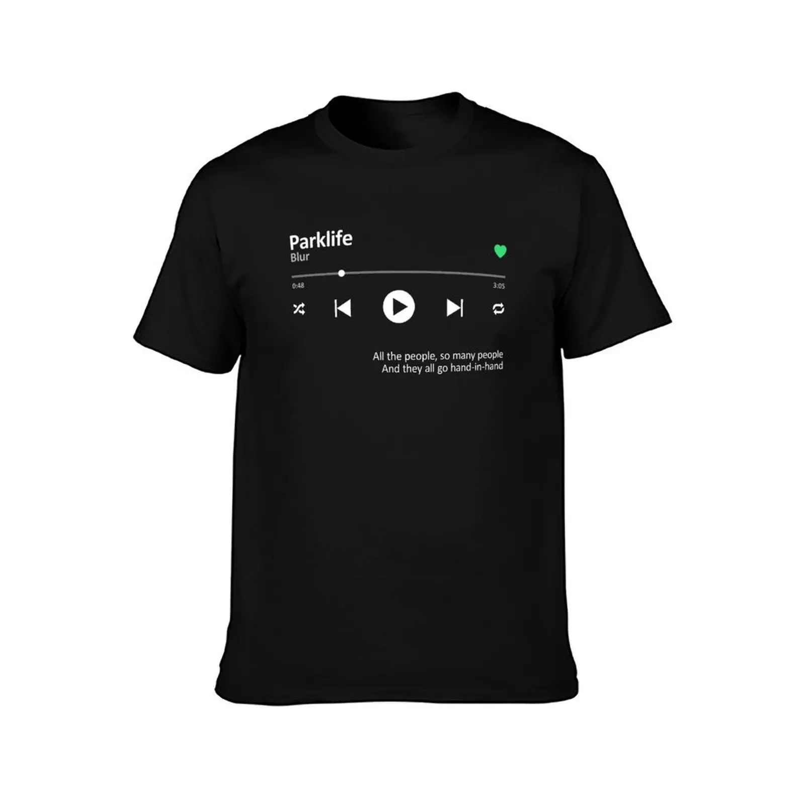 Parklife Streaming T-Shirt Running Gym Short Sleeve Sports Tee