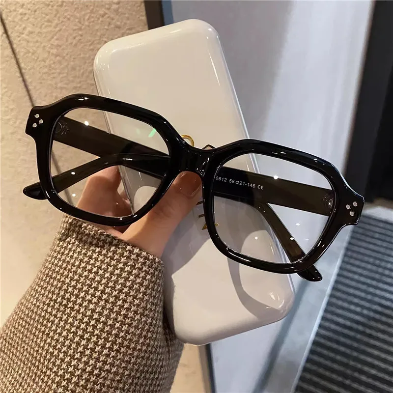 1/2PCS Anti Blue Light Computer Glasses Frame Women Men Trendy Transparent Eyeglasses Classic Spectacles Ouclos  ﻿