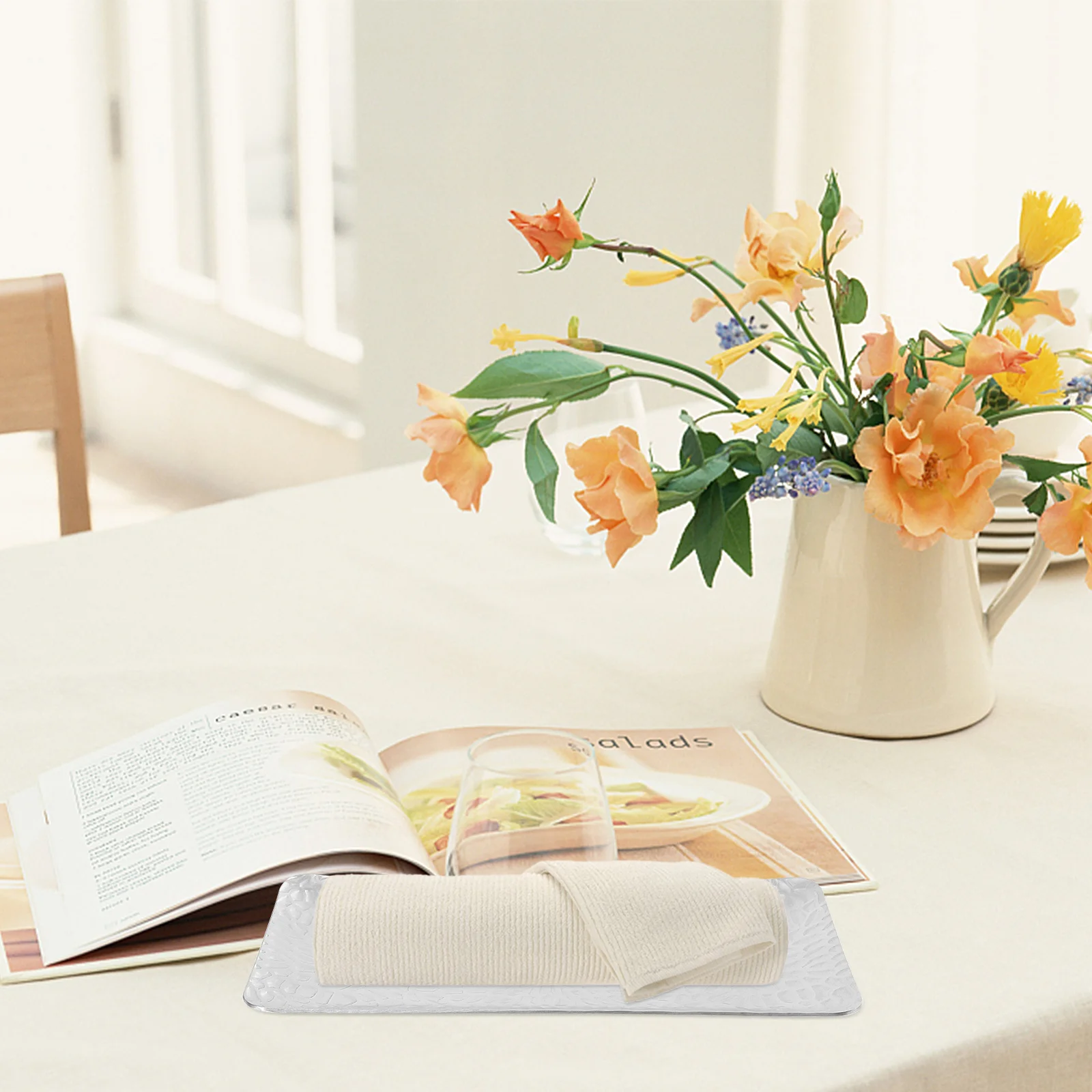 

Stainless Steel Multifunction Storage Tray Rectangular For Home Restaurant Sushi Bread Fruit Holder Hotel Supply Household