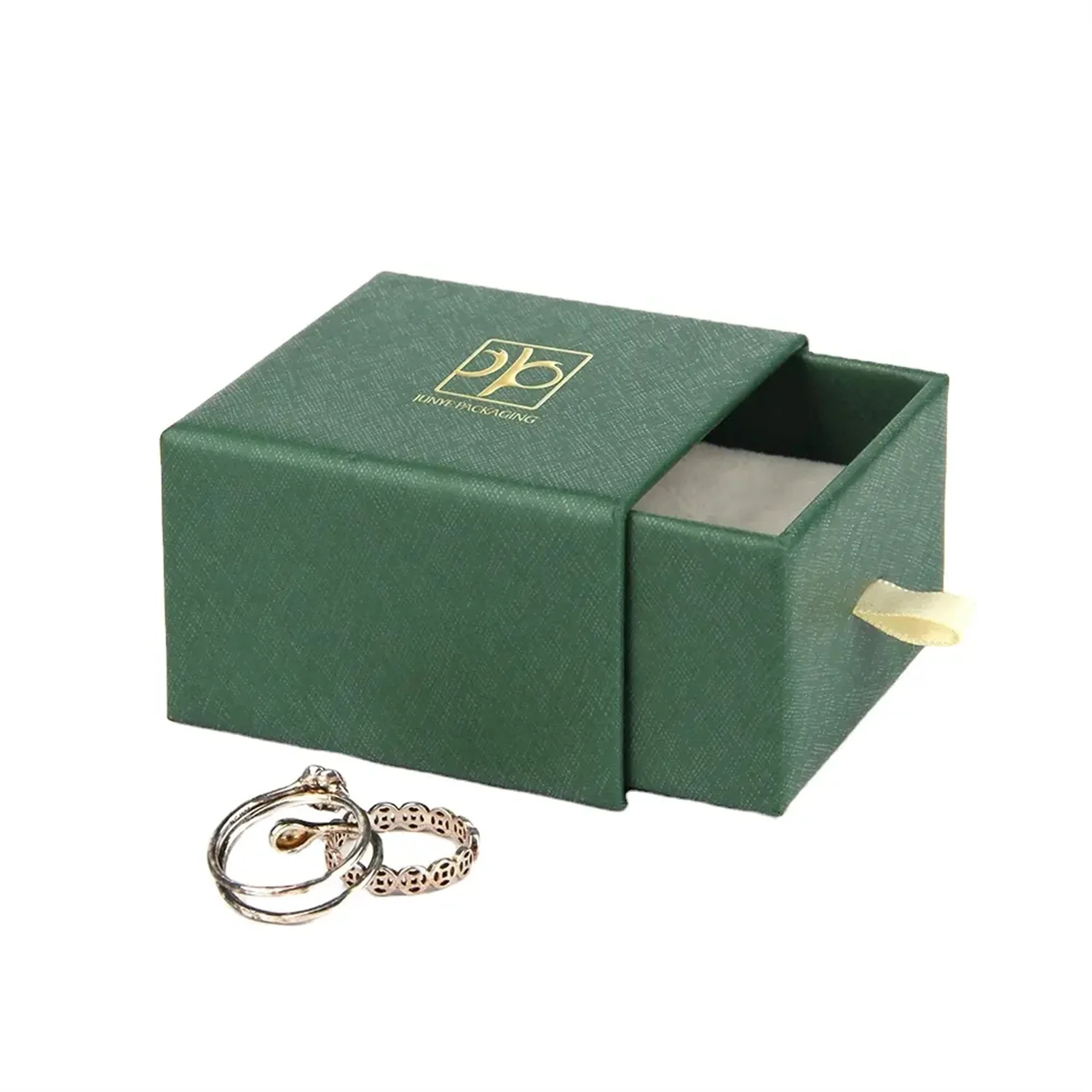 

20 pcs Personalised Green Jewellery Box Portable Big Dark Green Jewelry Box