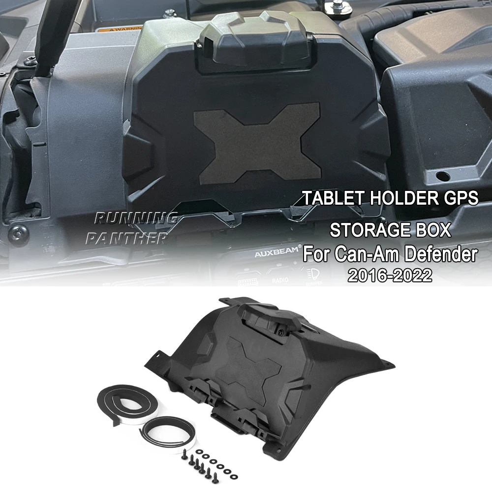 Electronic tablet device holder GPS installation accessory suitable for Can Am Defender 2016-2024