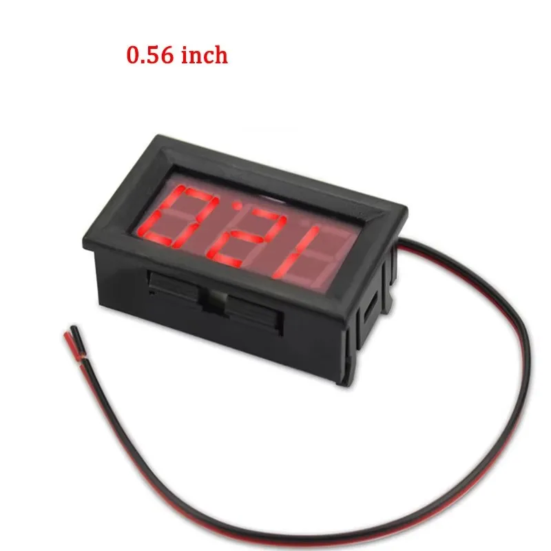 1/2/5PCS LED Digital Voltmeter DC 4.5V-30.0V Reverse Protection 0.56-inch With Shell Digital Tube Dc Voltmeter Head B5