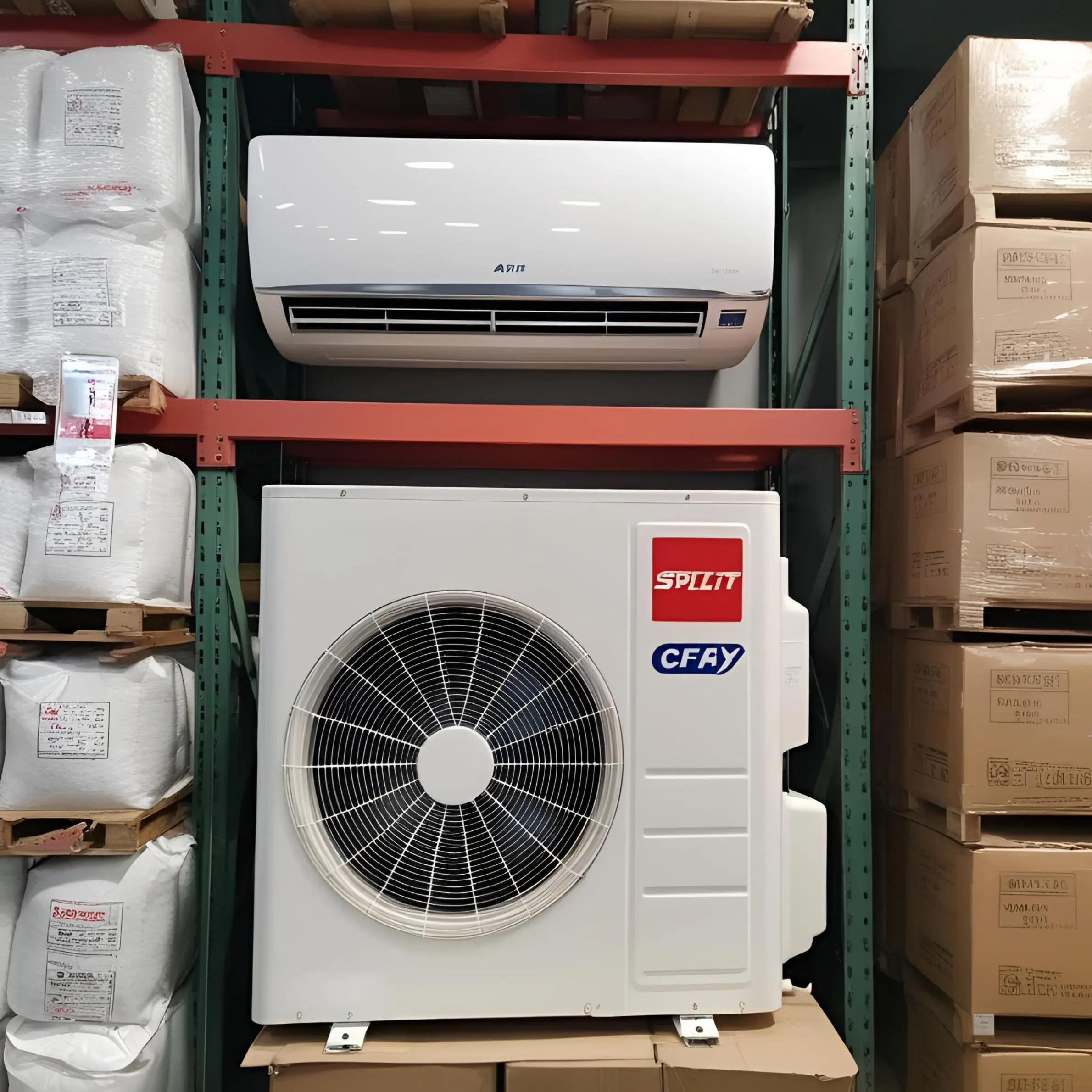 Ar Condicionado Split Inverter de 36000 BTU, Eficiente em Energia, Resfriamento e Aquecimento para Grandes Ambientes e Espaços Comerciais