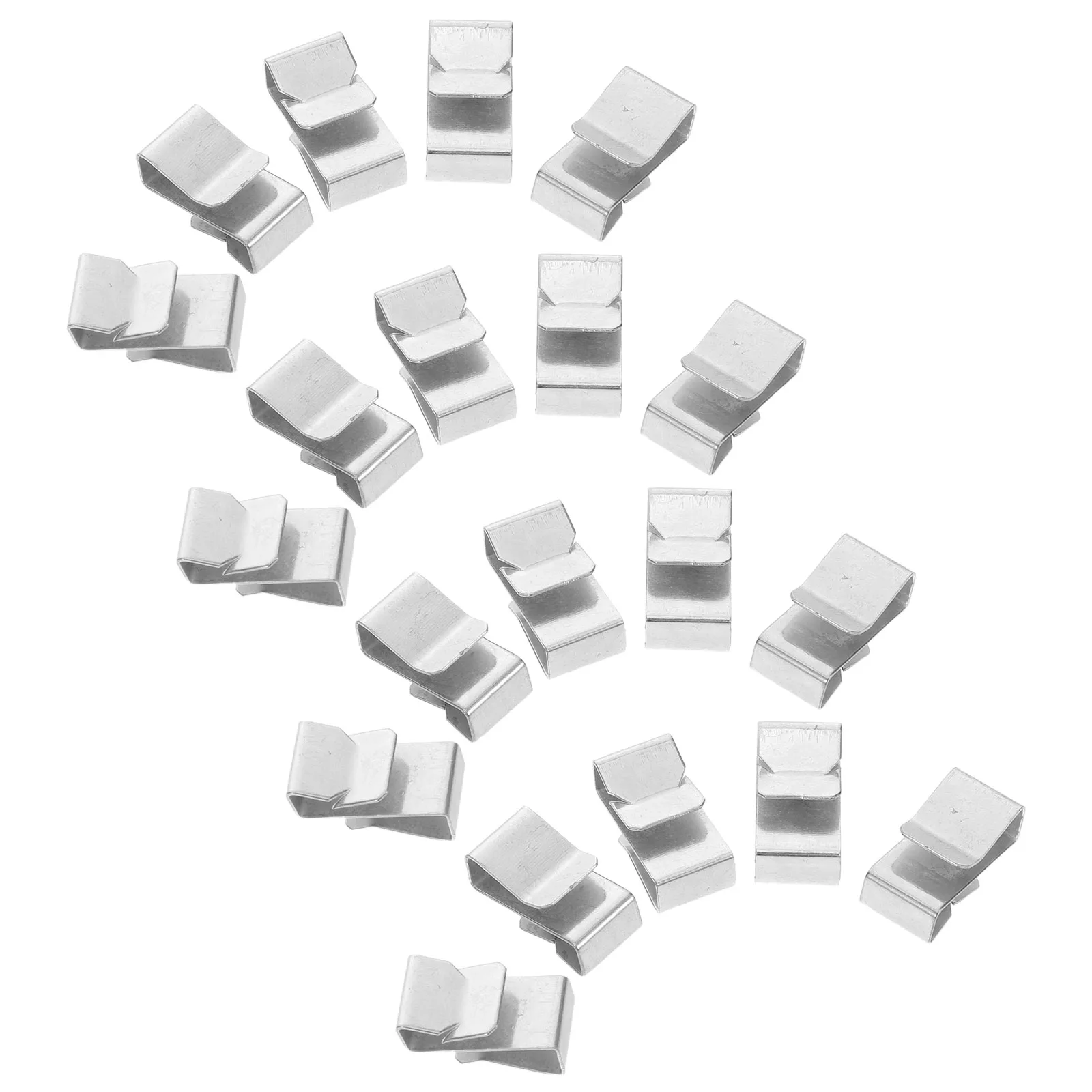 75Pcs Metal Wire Clips Durable Fasteners Heavy Duty Cable Management Automotive Solar Panel Use Hanger Strap Clip Pin