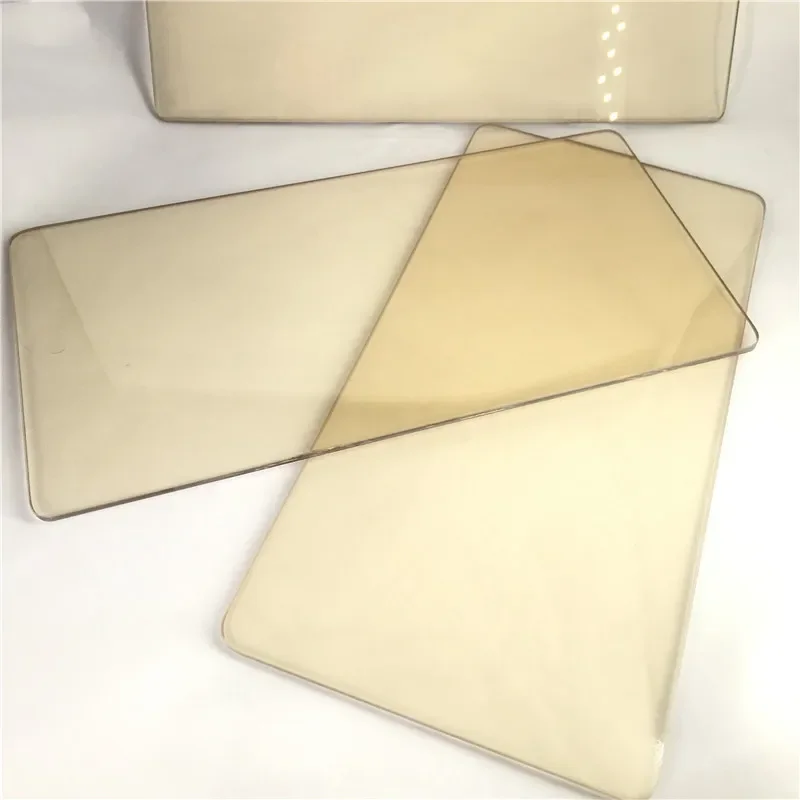 size 50X80mmHigh Temperature Resistant Transparent Microcrystalline Glass Fireplace special high temperature glass
