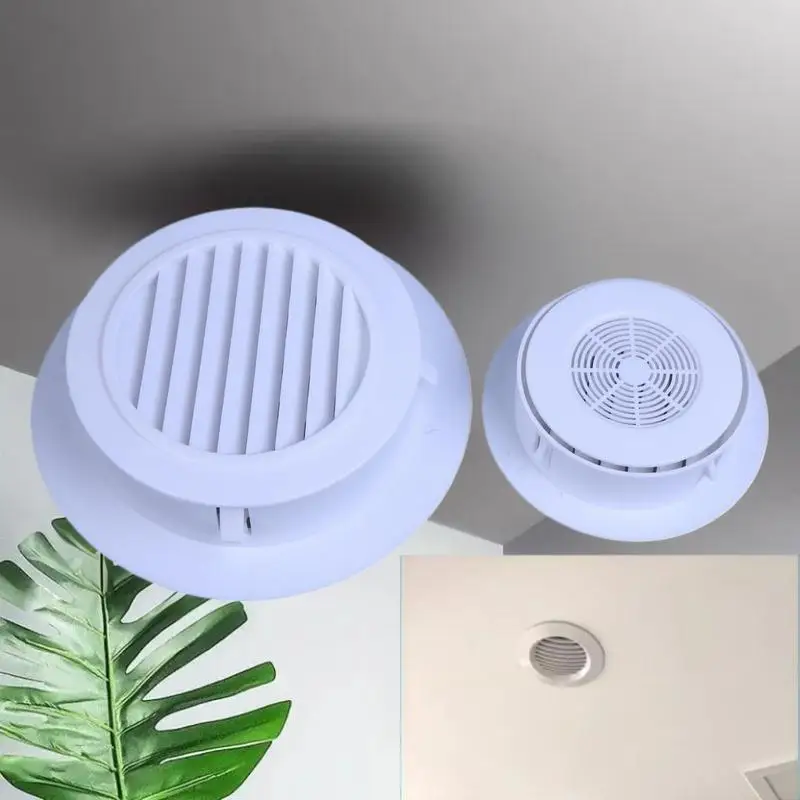 1 Piece Kitchen Bathroom Parts Air Vent Extract Valve Grille Air Conditioning Hole Cover Dust Plug Wall Ducting Decorative Cap