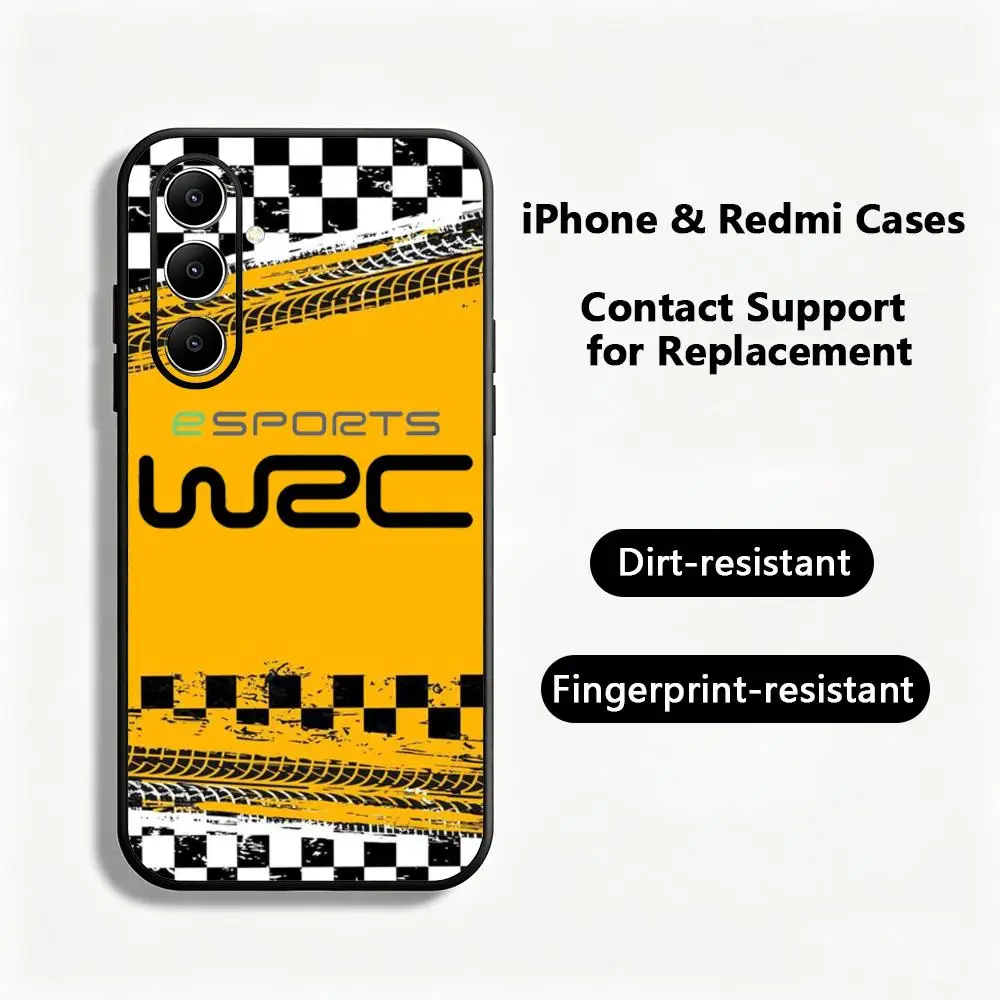 Luxury sports car WRC Rally Racin Phone Case For Samsung Galaxy S26 S25 S24 S23 S22 S21 S20 Plus Ultra Note20 Soft Black