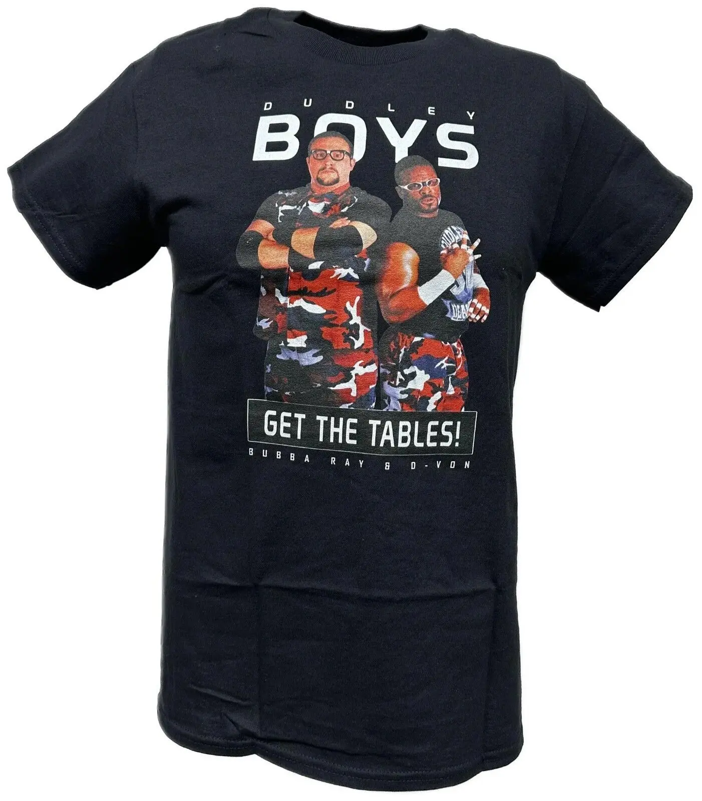 

Dudley Boyz Get The Tables Shirt Classic Black Unisex S-2345XL HB194