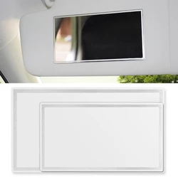 1Pc Universal Car Sun Visor Vanity Mirror Stainless Steel Auto Interior Mirror Portable Make-up Mirrors Automobile Supplies