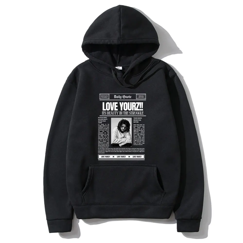 

Rapper J Cole Graphic Hoodie Men Women Clothing Hip Hop Fashion Pullover Hoodies Men's Casual Vintage Oversized Hooded Tracksuit