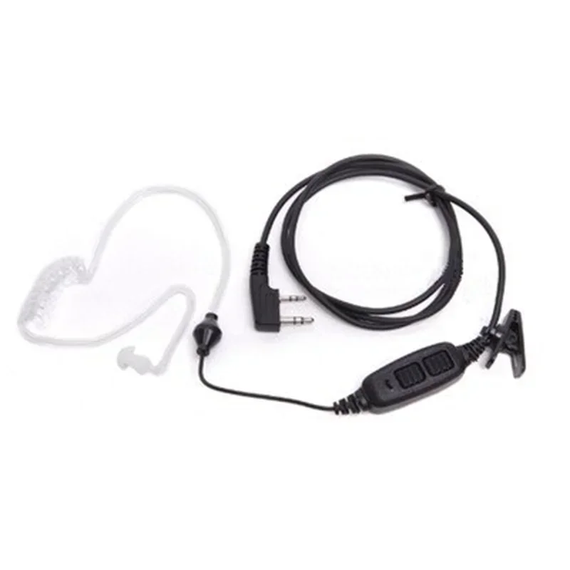 Touristes PTT Air Conduit Oreillette Avec Micro Casque pour Baofeng Radio Bidirectionnelle UV-82 UV 82 UV82L UV-89 TK3207 TK3118Accessrespiration