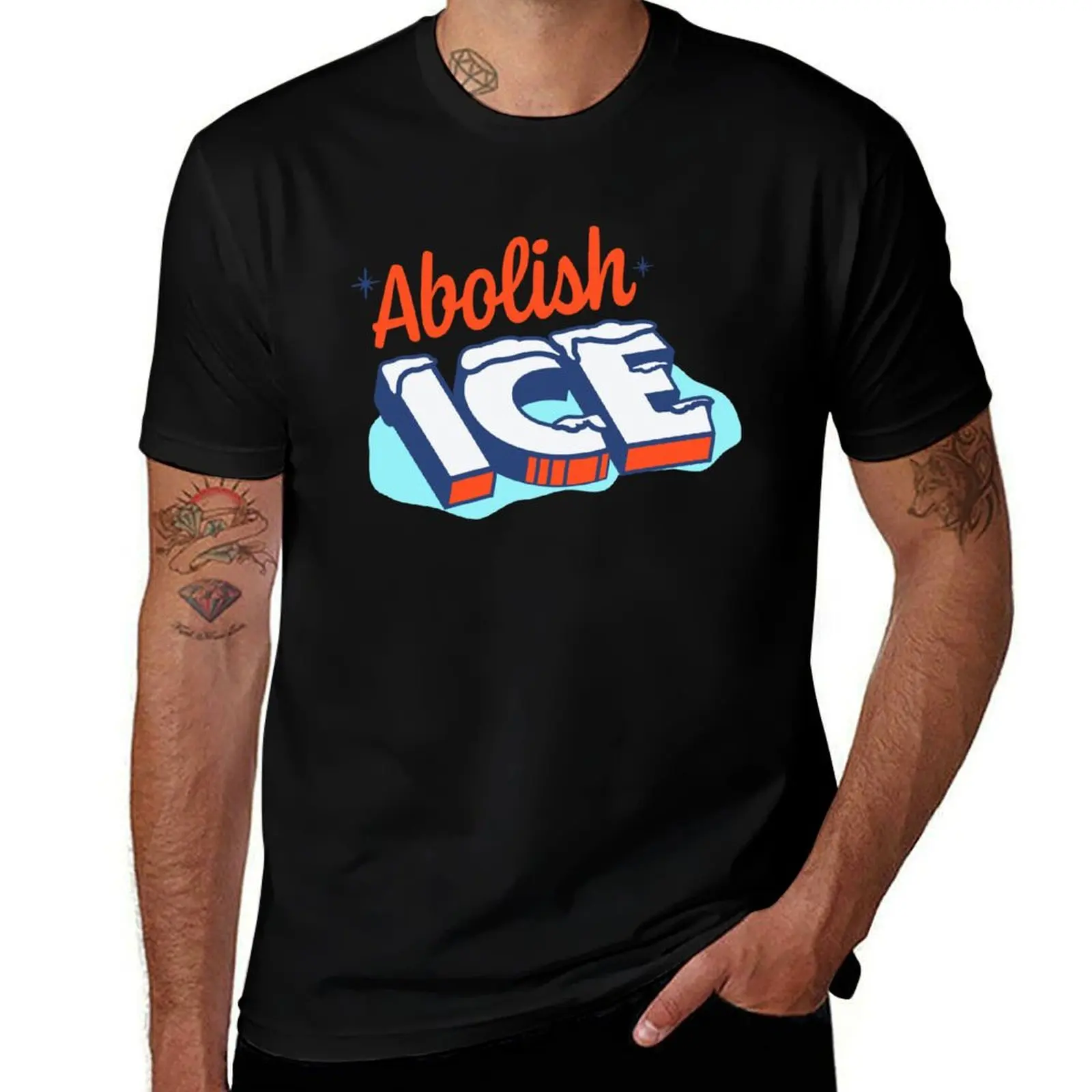 Abolish Ice, Funny Design, Immigration and Customs Enforcement T-Shirt t shirt custom print T-Shirt